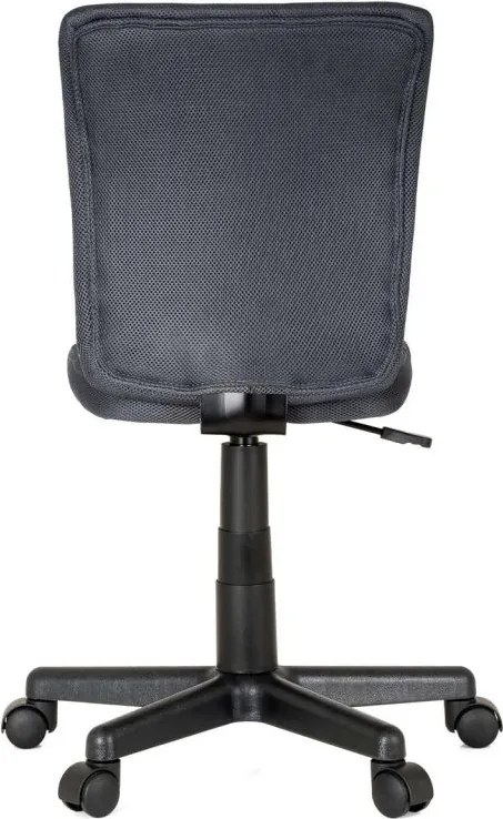 Dziecięce krzesło biurowe obrotowe, bez podłokietników, szar