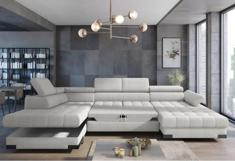 Narożnik SELVA XL z funkcją spania i pojemnikiem WERSAL