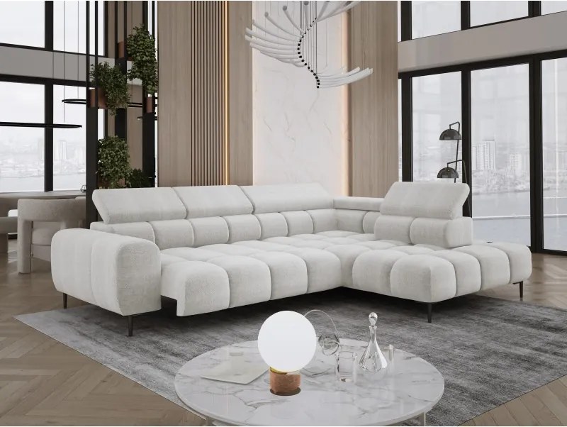 Narożnik PLAZA L Lewostronny w tkaninie EDEN 01 WERSAL