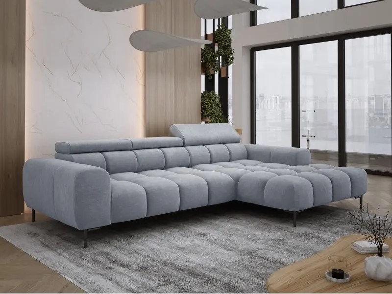 Narożnik PLAZA MINI Prawostronny w tkaninie CLOUD 82 WERSAL