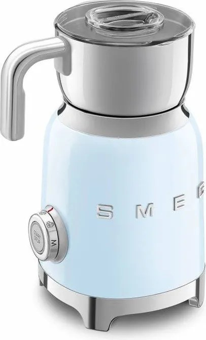 Jasnoniebieski spieniacz do mleka 50's Retro Style – SMEG