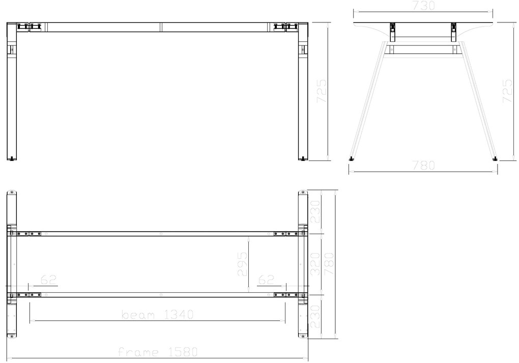 Biurko PRIMO SIGMA, 1600 x 800 mm, podstawa szara, wenge