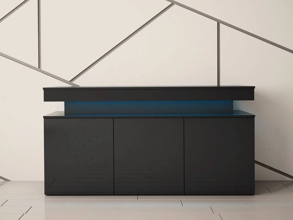 Komoda Lestirola 3D 160 z oświetleniem LED