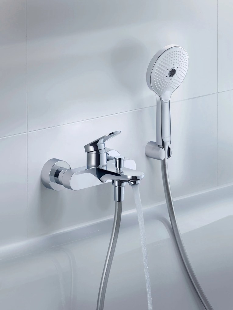 Duravit Wave jednouchwytowa bateria wannowaMontaż natynkowy - Technologia AirPlus
