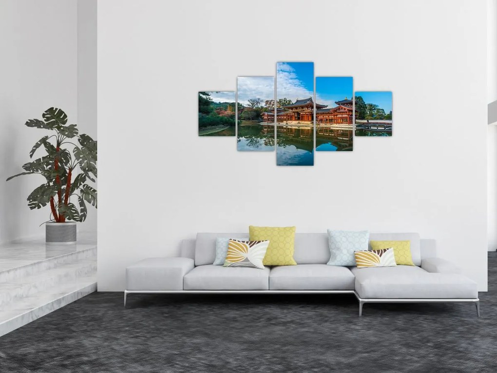 Obraz - Świątynia Byodo-in, Japonia (125x70 cm)