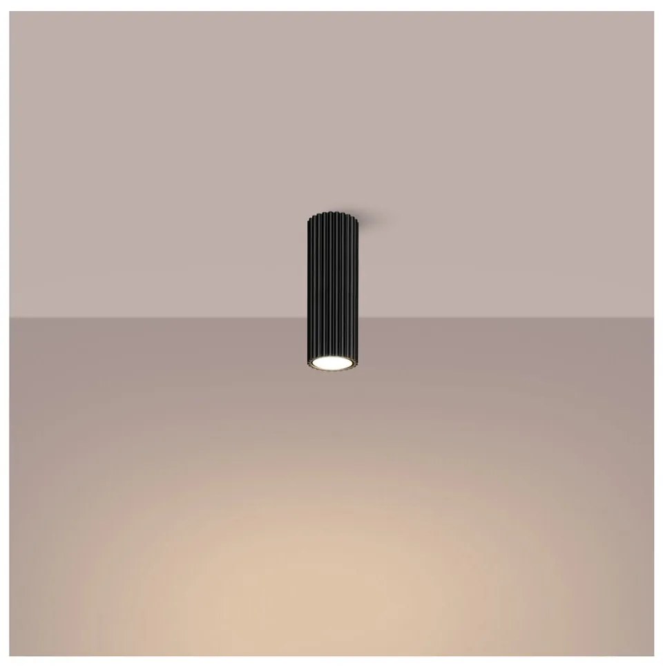 Czarna lampa punktowa Gleam – Sollux