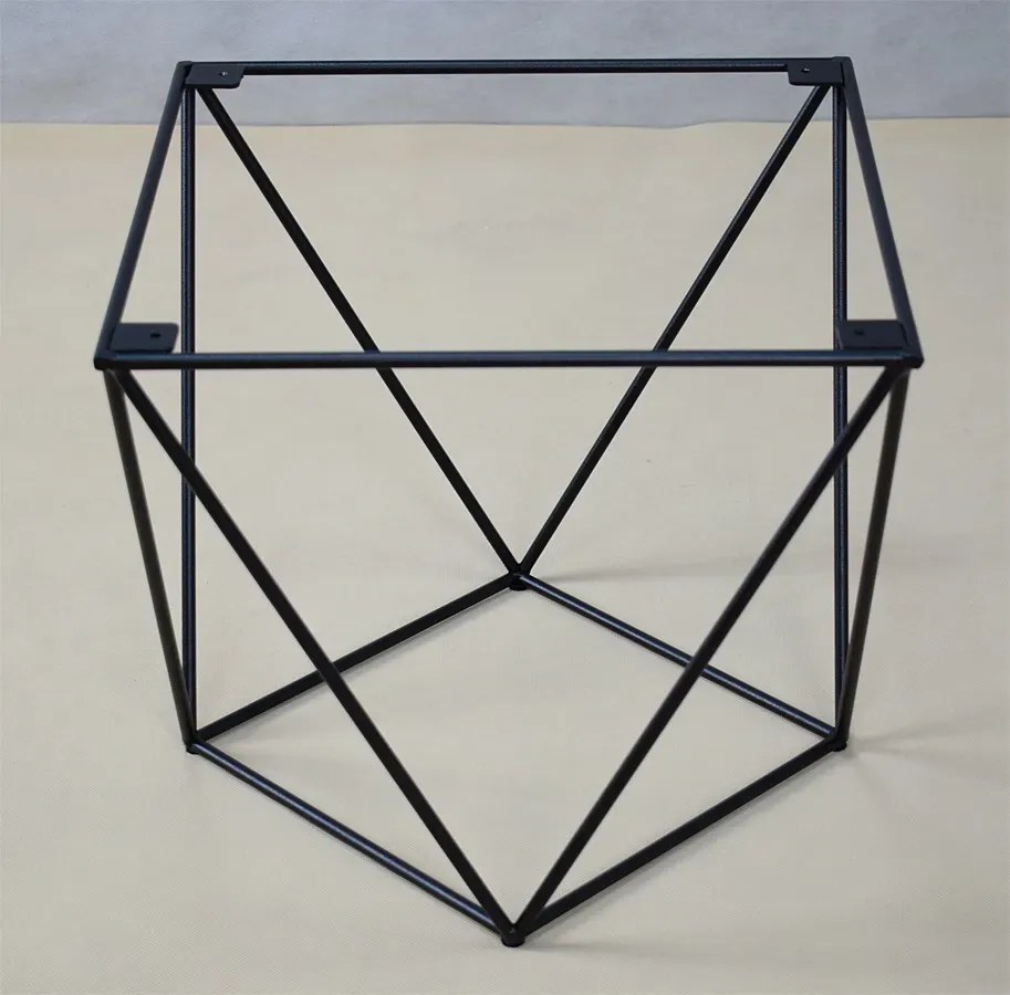 Czarny minimalistyczny stolik kawowy - Mokita 5X