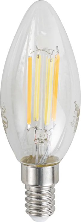 Zestaw 5 inteligentnych żarówek LED E14 C35 przezroczystych 4,2W 470 lm 2700-6500K