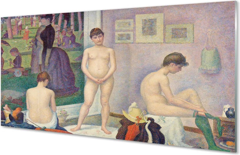 Szklany Panel Modelki - Georges Seurat