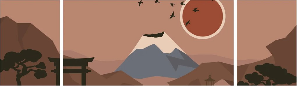 Obraz - Japonia N⁰1 (170x50 cm)