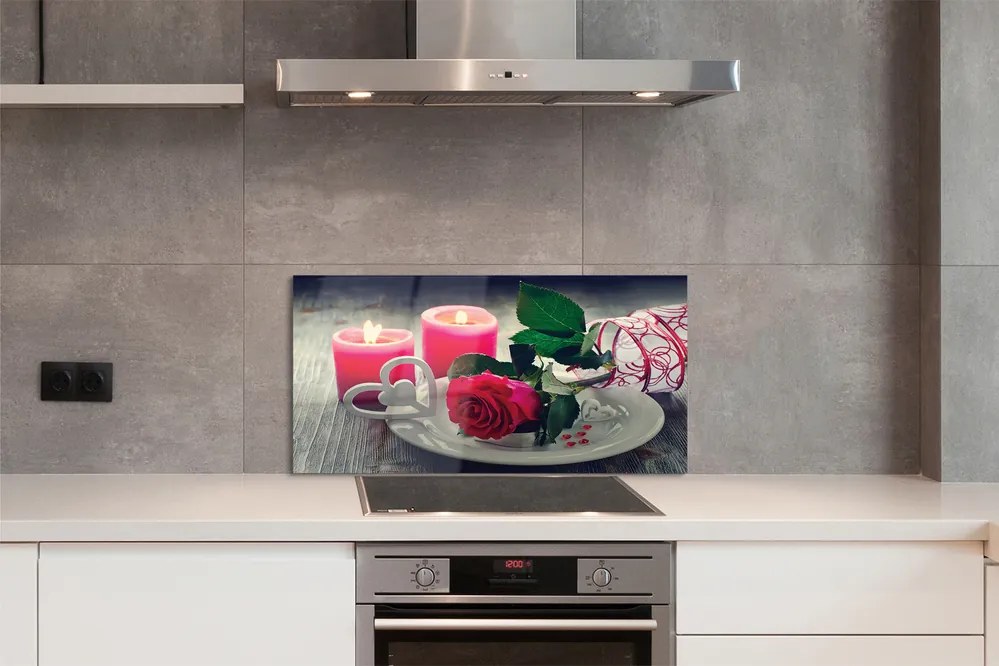 Panel nad Blat Kuchenny Róża, Serce i Świece