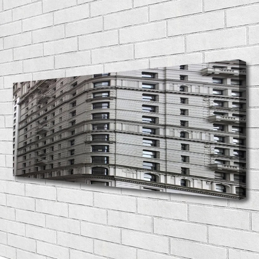 Obraz na płótnie Sylwetka Nowoczesnej Architektury