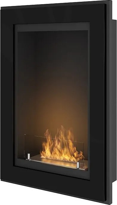 Kominek bioetanolowy Frame 550 SimpleFire do zabudowy z czarnym szkłem