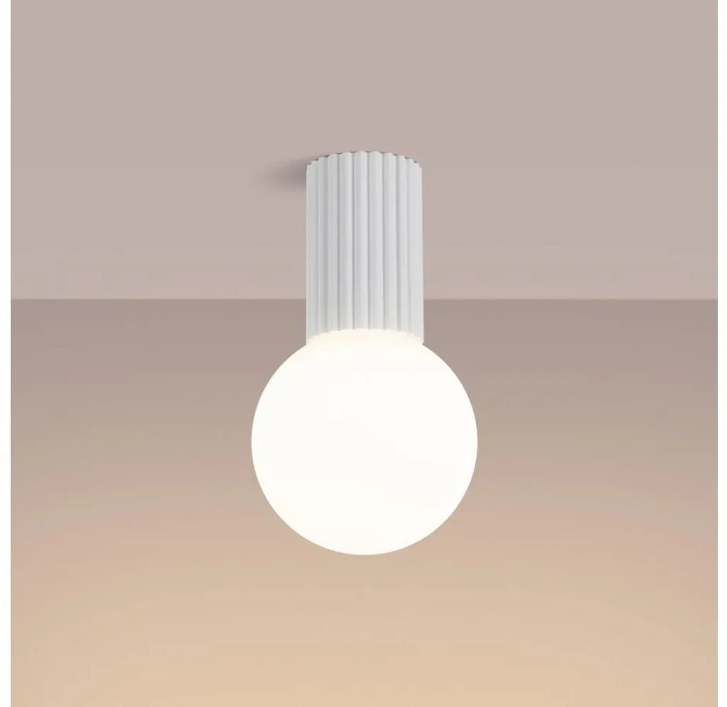 Sollux SL.1708 - Plafon łazienkowy HALO 1xG9/8W/230V IP44 biały