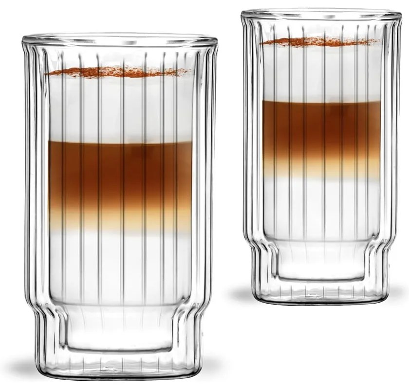 Zestaw 2 szklanek z podwójną ścianką Vialli Design, 300 ml