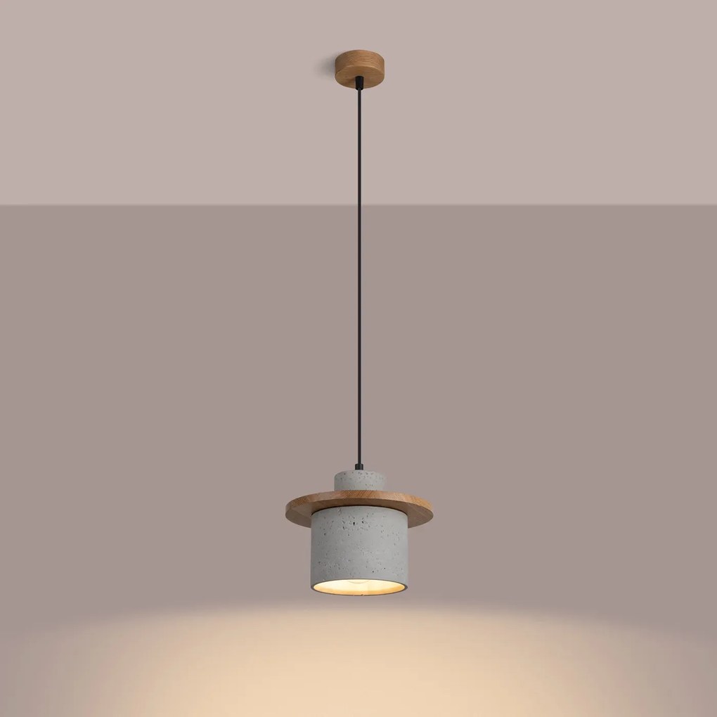 Lampa wisząca MAB beton SOLLUX  LIGHTING