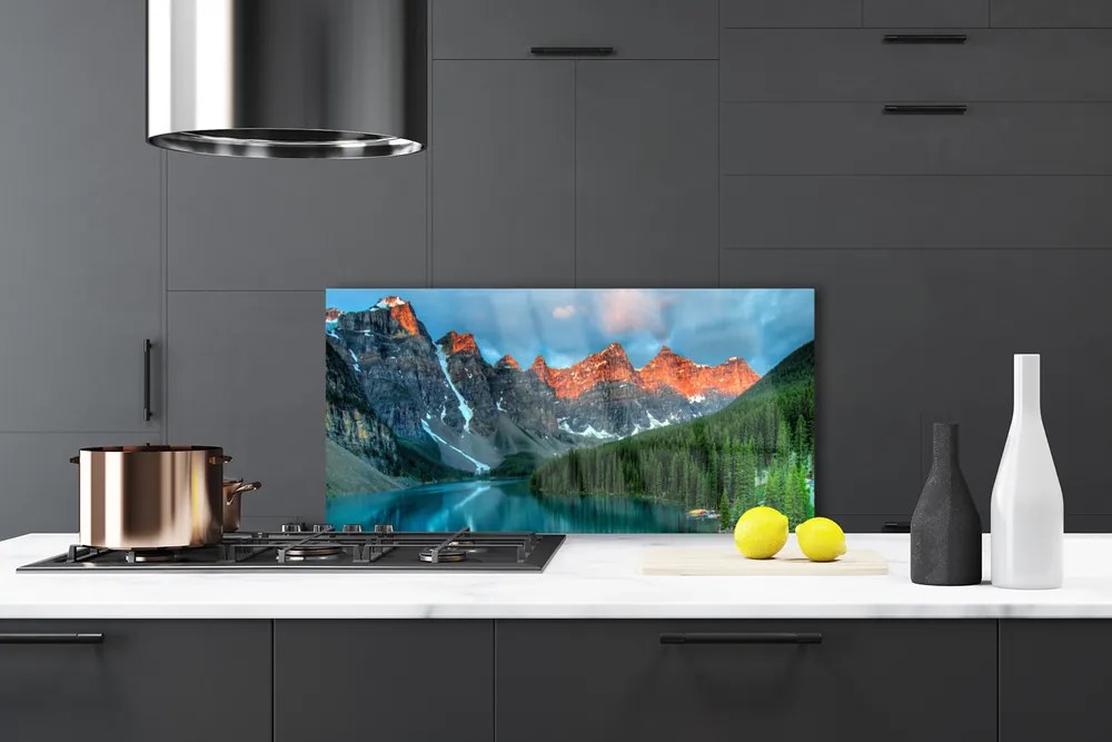 Panel nad blat kuchenny Alpejska Sielanka nad Wodą