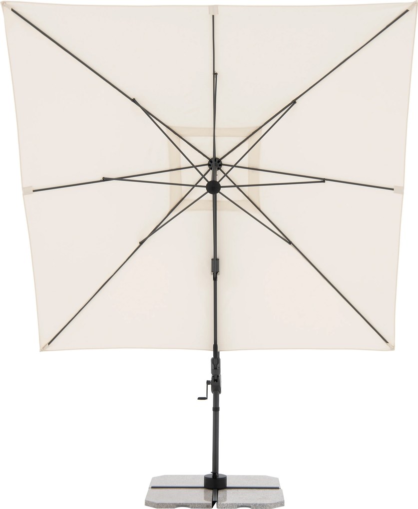 DERBY DX 280 x 280 cm – parasol ogrodowy z boczną nogą - Towar z drobną wadą (S332)