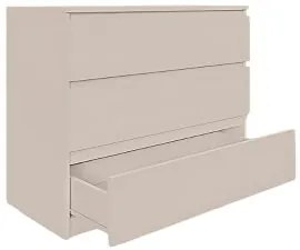 Komoda BASIC 3 szuflady – Kaszmir | 90x75x40 cm
