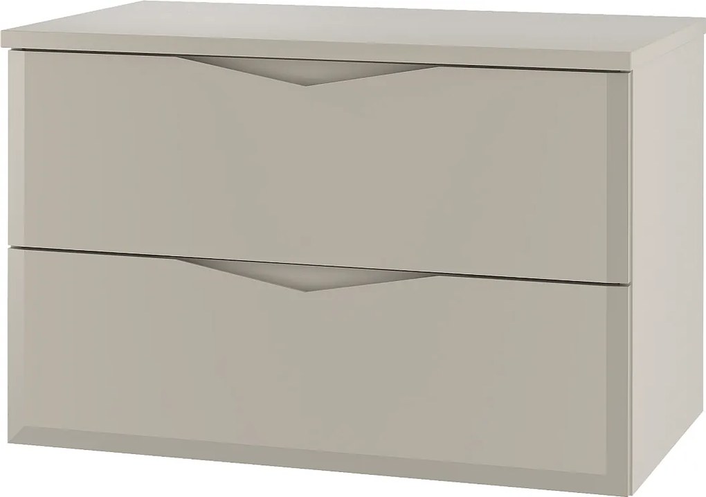 Kaszmirowy Zestaw Łazienkowy 80cm Szafka z Blatem Delica