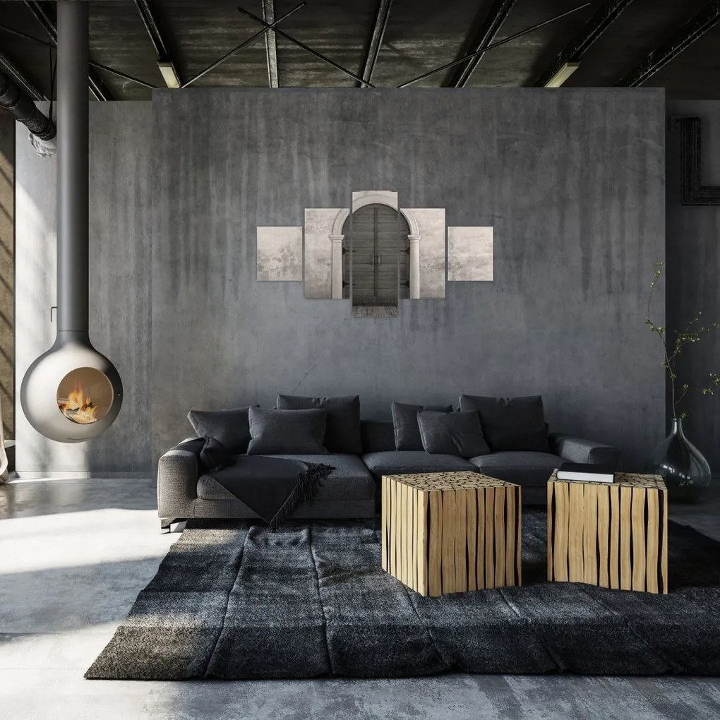 Obraz - Tajemnicze drzwi (125x70 cm)