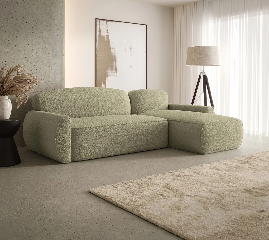 Ciemnobeżowy narożnik w kształcie L z pojemnikiem T0-G95