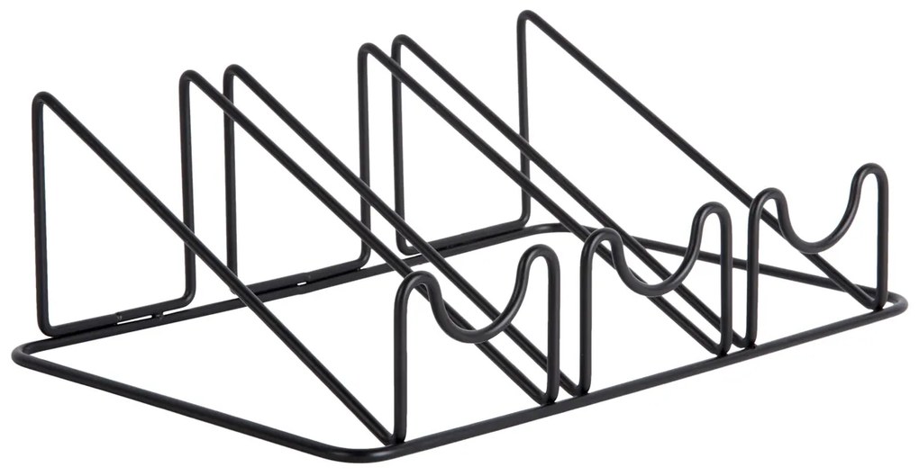 Stojak na wino WIRED, metalowy, 10 x 20 x 28 cm