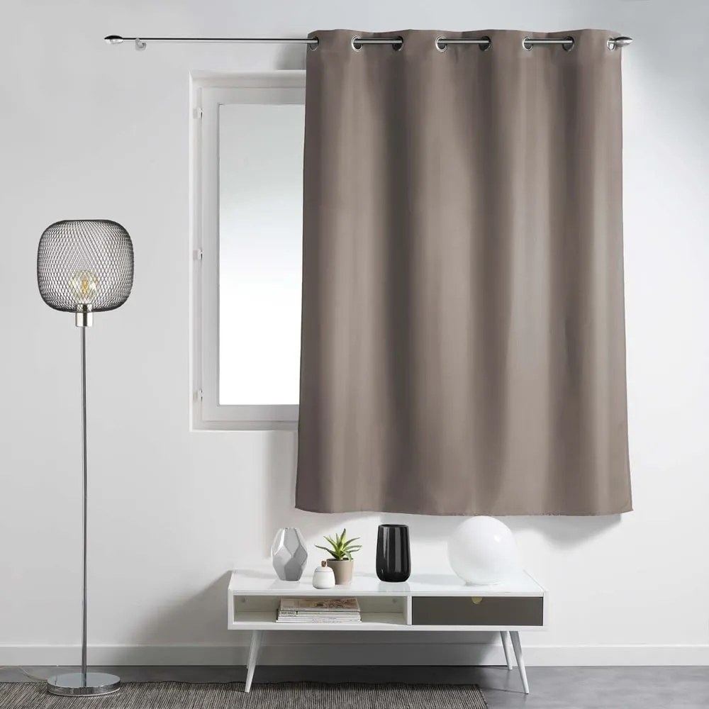 Brązowa zasłona 140x180 cm Essentiel – douceur d'intérieur