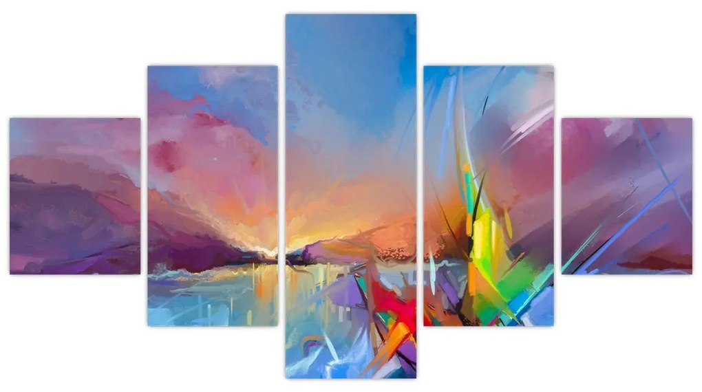 Obraz - Zachód słońca (125x70 cm)
