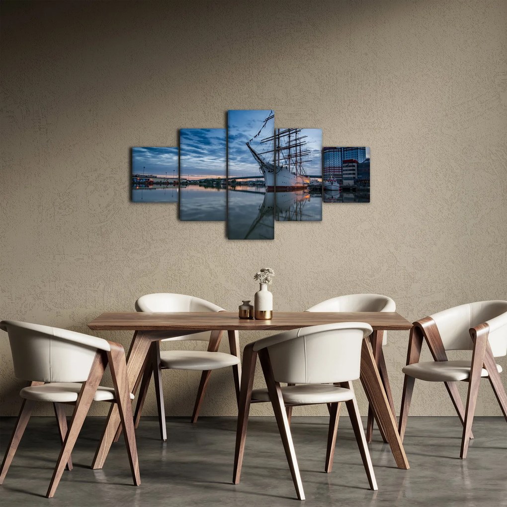 Obraz żaglówki (125x70 cm)