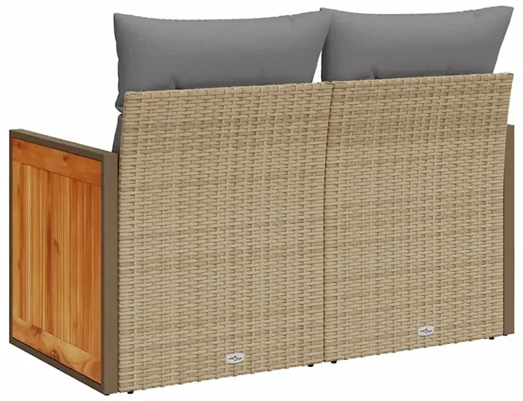Sofa ogrodowa z szarymi poduszkami Lupuxi