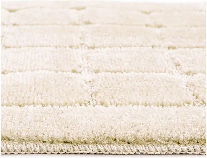 Kremowe dywaniki łazienkowe zestaw 2 szt. 50x80 cm Kareli – Foutastic