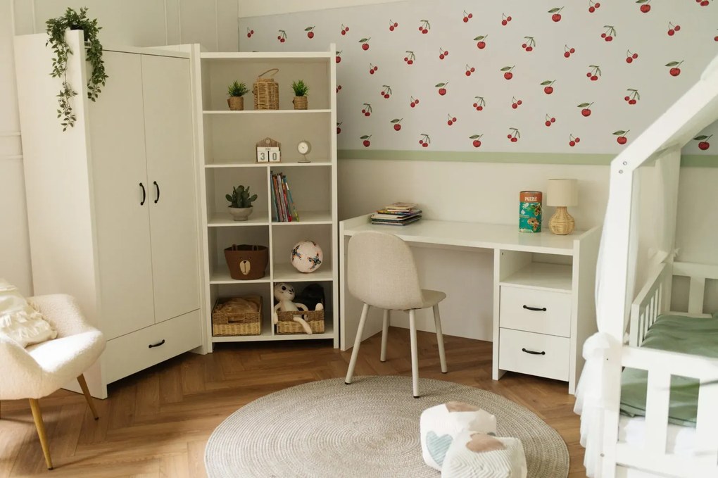 Regał AMELIA 84cm biały na zabawki LITTLE SKY
