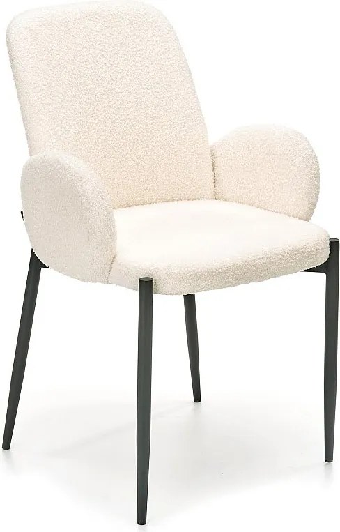 Krzesło tapicerowane K477 kremowe