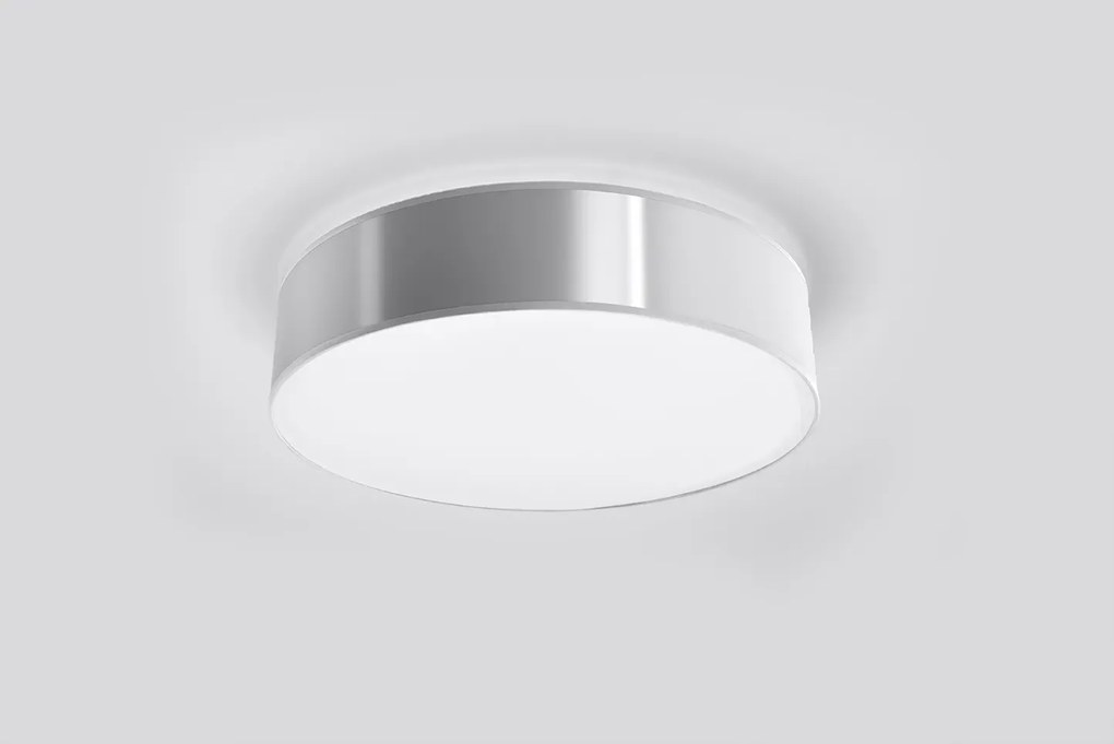 Szary minimalistyczny plafon - 3X EX507 F3-S57