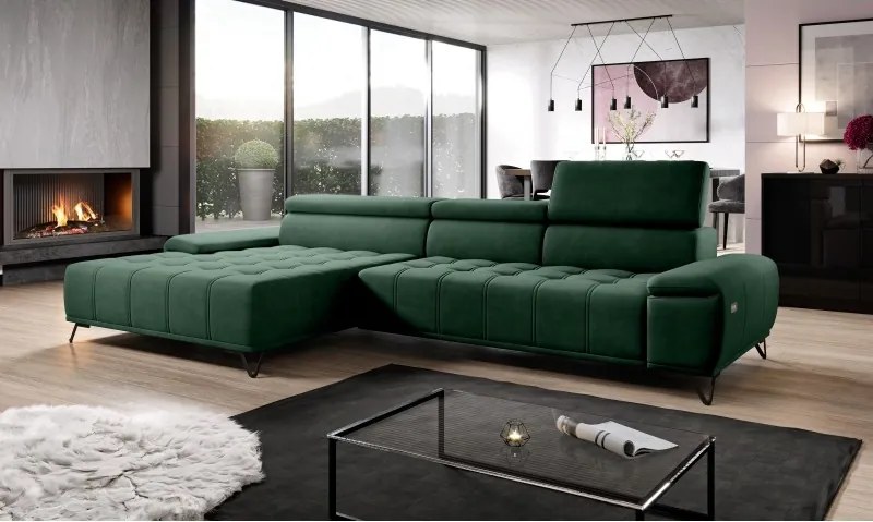 Narożnik PALLADIO MINI z elektryczną regulacją siedziska WERSAL