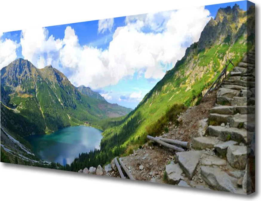 Fotoobraz na płótnie Potęga Górskich Szczytów