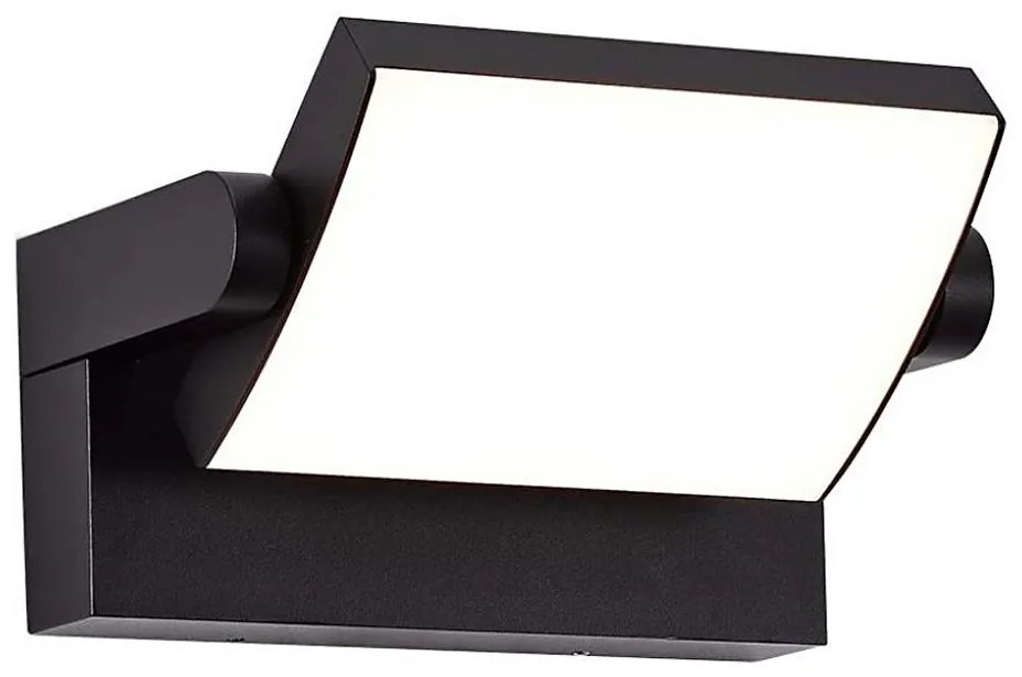 LED zewnętrzna lampa ścienna LED/17W/230V 4000K IP65 czarna