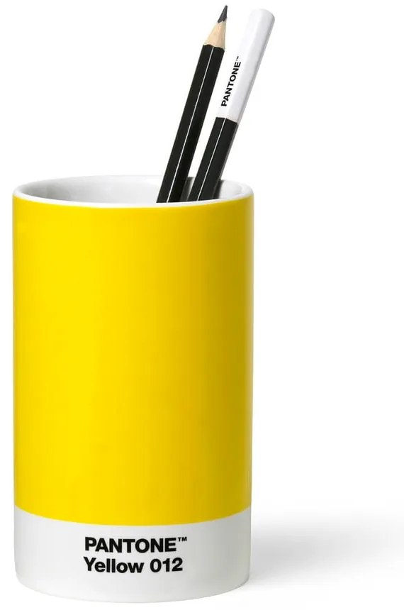 Ceramiczny organizer na artykuły papiernicze Yellow 012 – Pantone