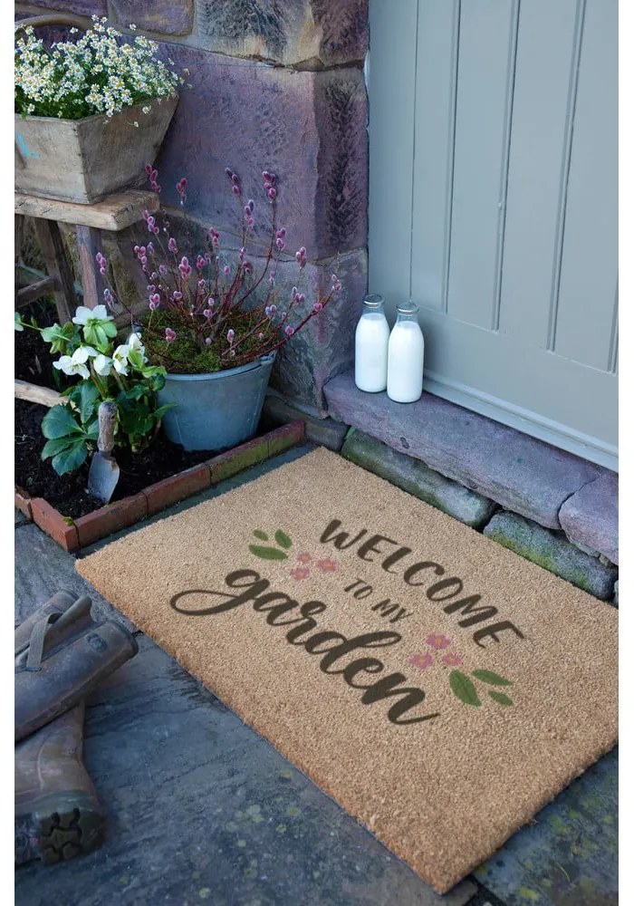Wycieraczka z włókna kokosowego 60x90 cm Welcome to My Garden – Artsy Doormats