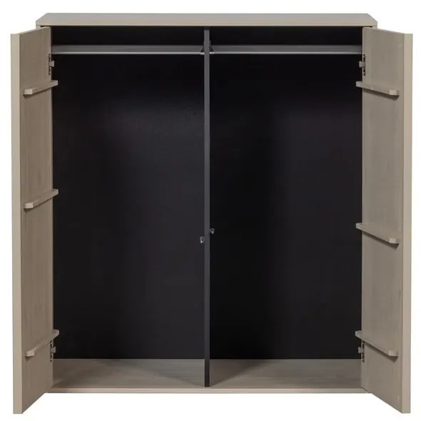 Kremowa szafa modułowa z litego drewna sosnowego 150x110 cm Daily – vtwonen