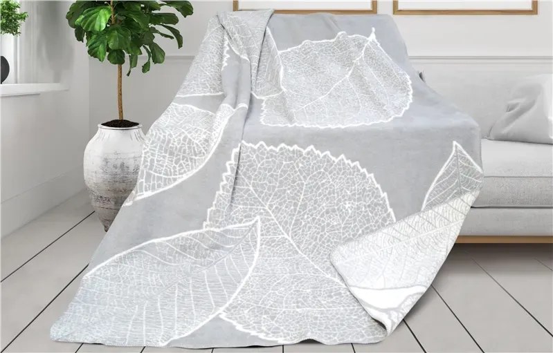 Koc akrylowy Greno Glamour 150x200 Bohema popielaty GRENO
