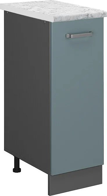 Szafka apteczna niebiesko-szary 30x60x81.6 r-line