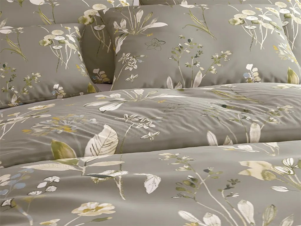 PrzytulneMieszkanie.pl PrzytulneMieszkanie.pl Pościel z mikrofibry MOLIRI w kolorze szarobrązowym Rozmiar pościeli: 2 szt 70 x 90 cm | 200 x 220 cm