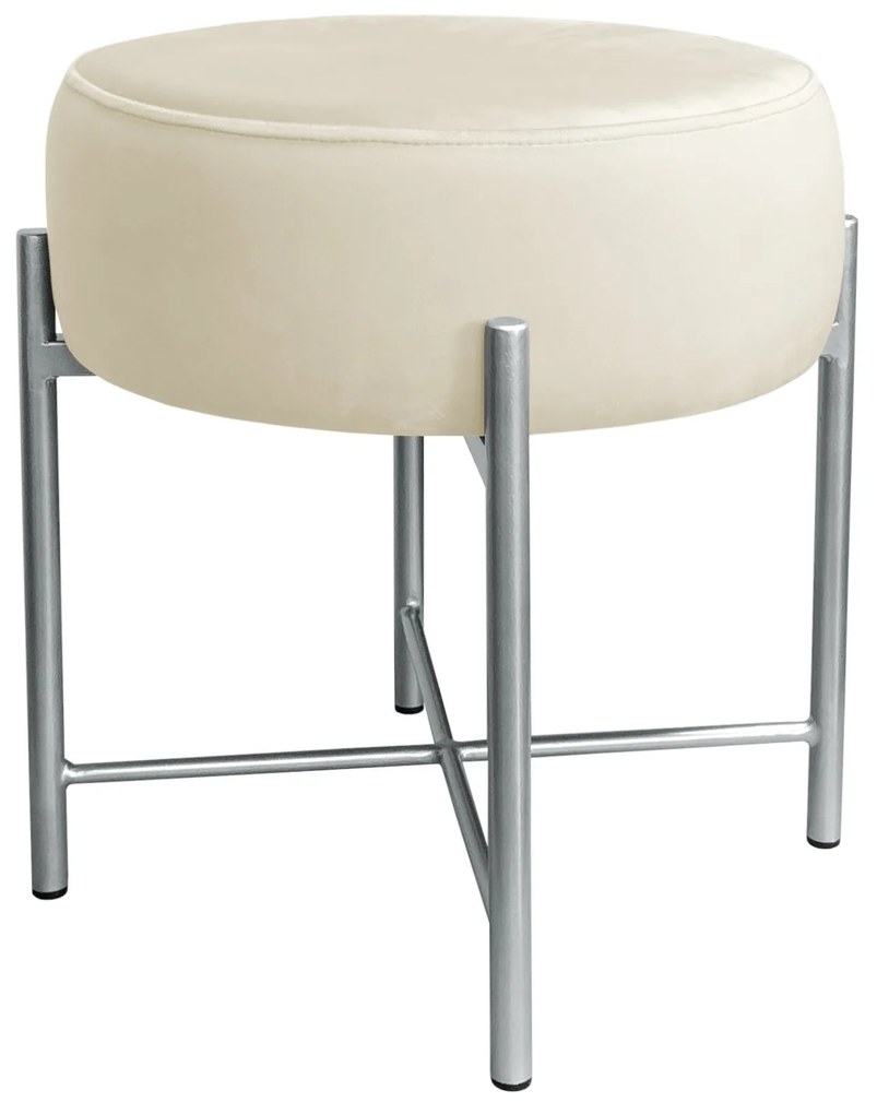 Taboret Pola noga metalowa szara MG50