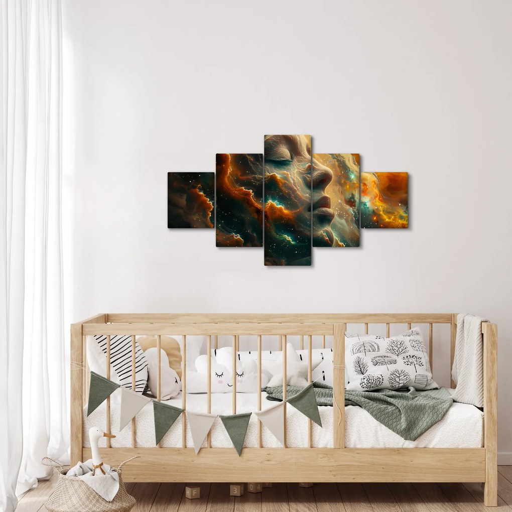 Obraz - Twarz w kosmosie (125x70 cm)