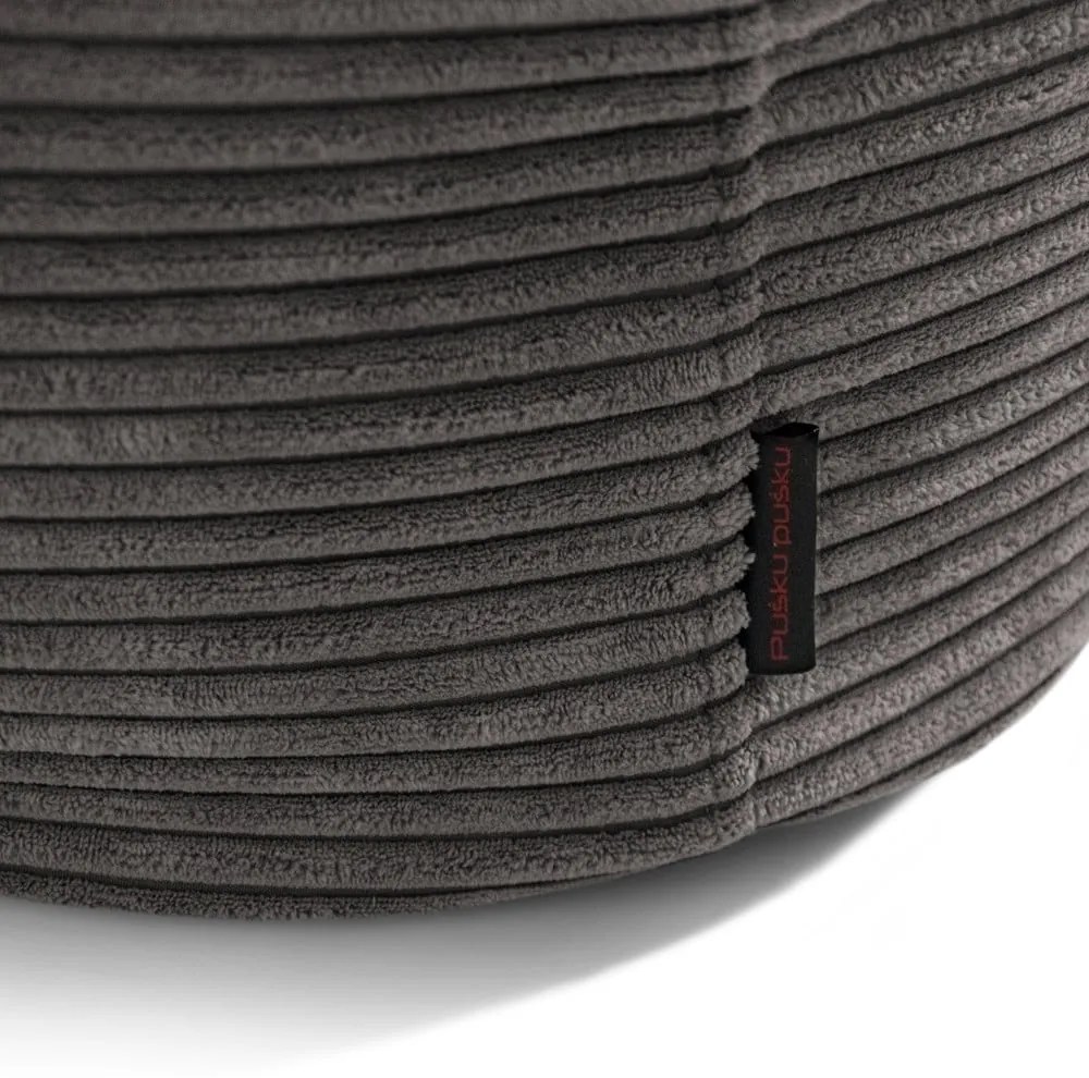 Musztardowy sztruksowy worek do siedzenia Sofa MooG – SLOWDOWN