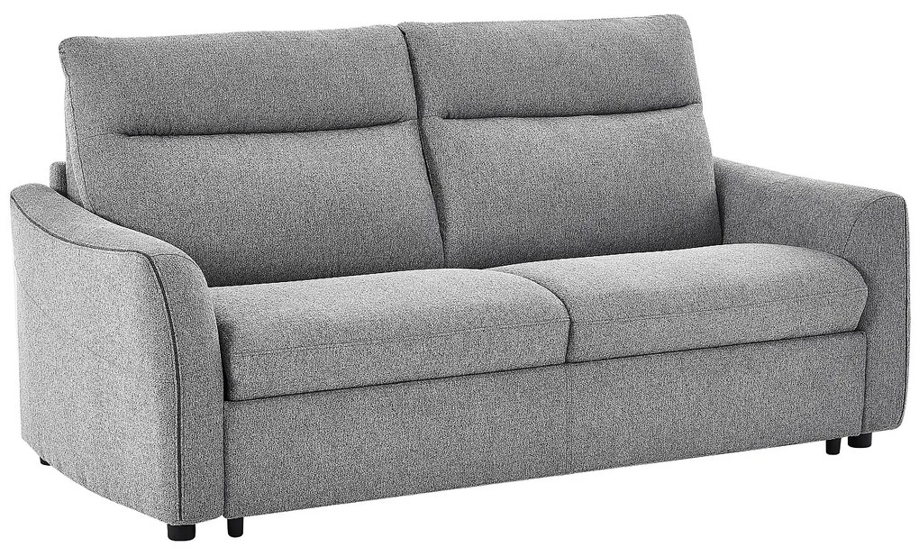 Kanapa rozkładana 3-osobowa w szarym materiale SOVANIA