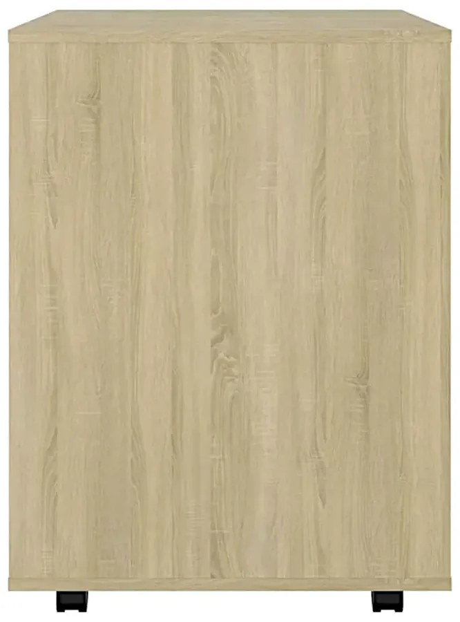 Dębowy kontener do biurka D8-P16