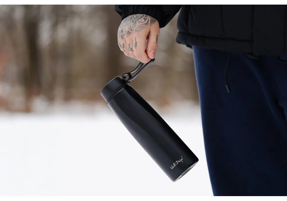 Czarny termos 500 ml Fuori – Vialli Design